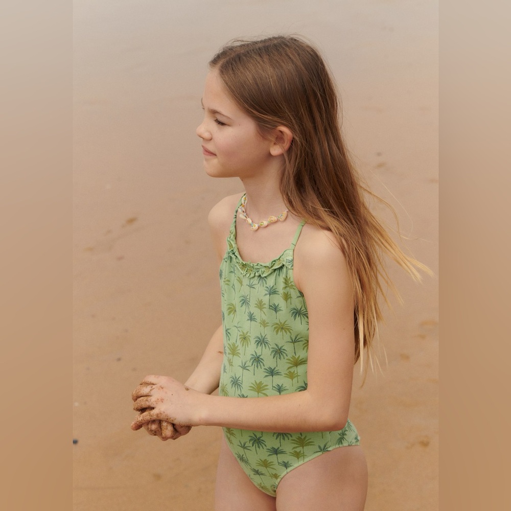 Mango
Palm trees print swimsuit